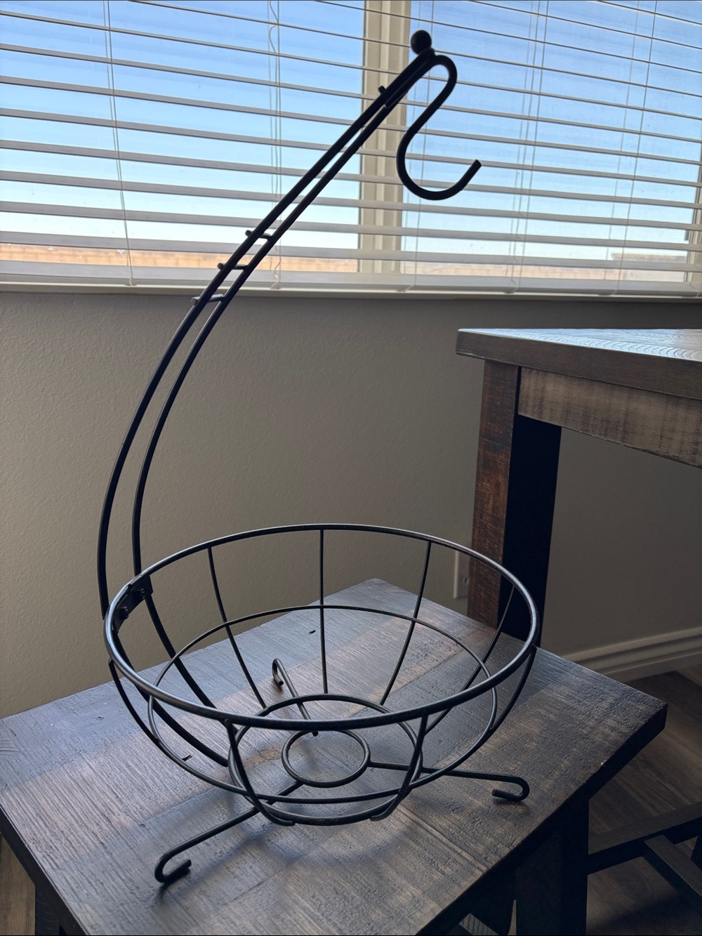 Black Metal Hanging Fruit Basket